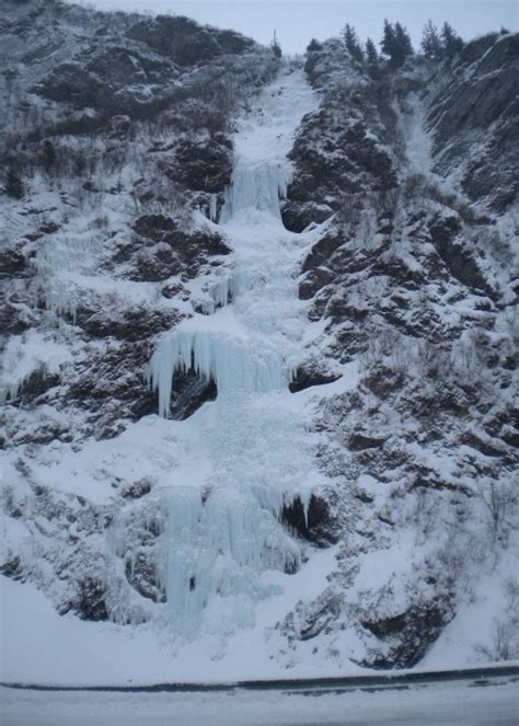 Bridalveil Falls Alaska Ice Climbing