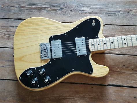 Fender Telecaster Deluxe 1974 Natural Guitar For Sale Black Market Music