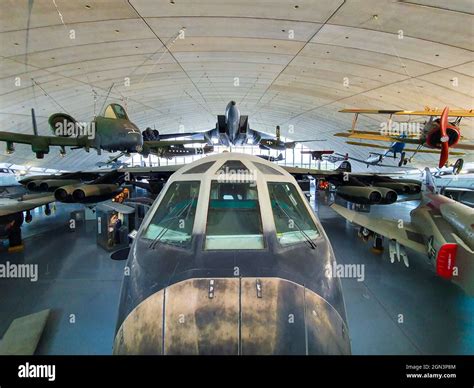 Planes In The American Hangar Of Duxford Air Museum Stock Photo Alamy
