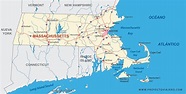 Mapas de Massachusetts - Estados Unidos