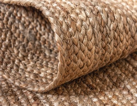 Natural 8 X 10 Braided Jute Rug Esalerugs