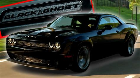 2023 Dodge Challenger Black Ghost With 807 Horsepower Youtube