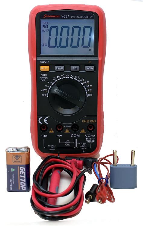Vc97 Sinometer Vc97 Auto Ranging True Rms Digital Multimeter With