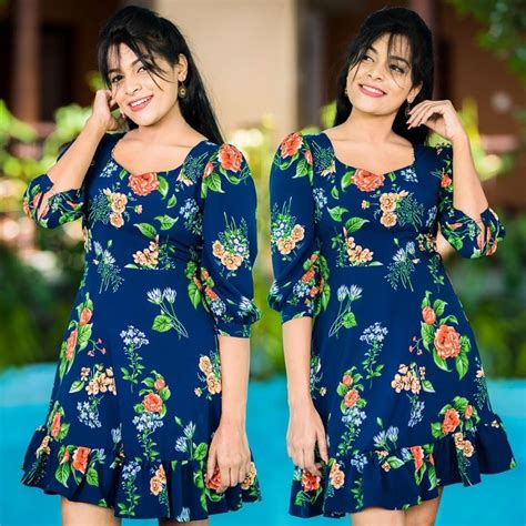 New Floral Frock Designs In 2021 Frock Design Floral Frocks Casual