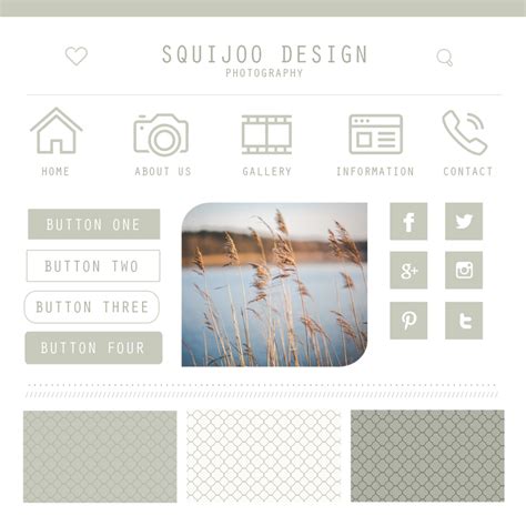 Are you searching for desing png images or vector? Modern Loft Blog Design Elements Kit | Squijoo.com