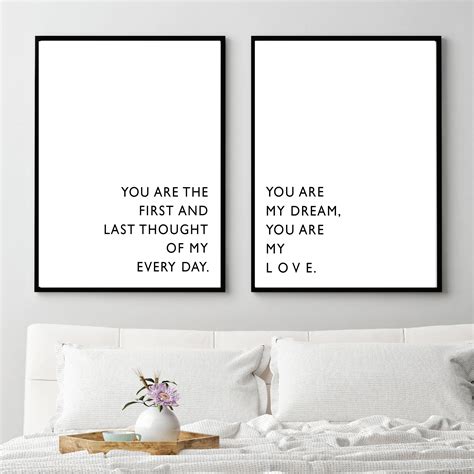 The bedroom was just tidy enough to show that she cared about the space and just messy enough to show that she was able to let her creativity roam free. Couples print, set of 2 prints, Love print, Couples poster ...