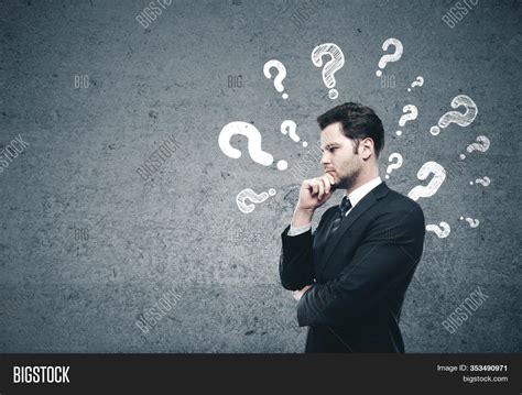 Businessman Thinking Image And Photo Free Trial Bigstock