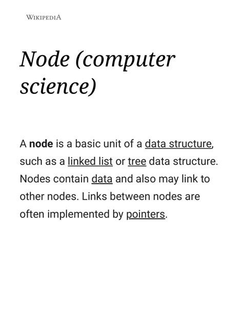 Node Computer Science Wikipedia