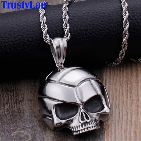 Best Friend Unique Ts High Polished Stainless Steel Gothic Skull