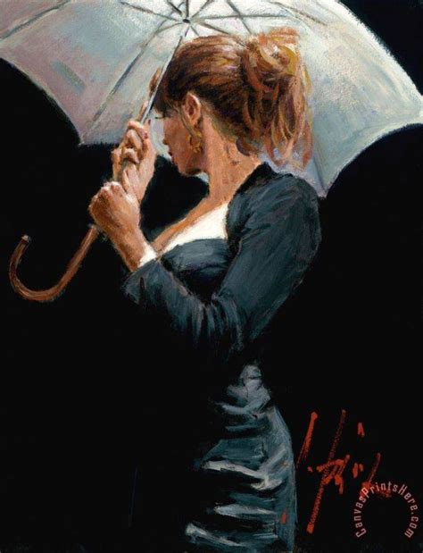 Fabian Perez Summer Rain Art Print For Sale