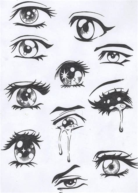 Different Types Of Anime Eyes By Kitty Nymph On Deviantart