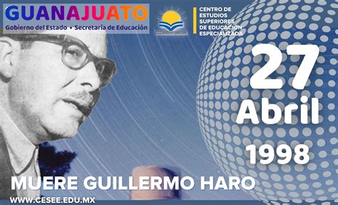 1998 Muere Guillermo Haro Destacado Astrónomo Mexicano Que Descubrió Un Cometa Y Varias
