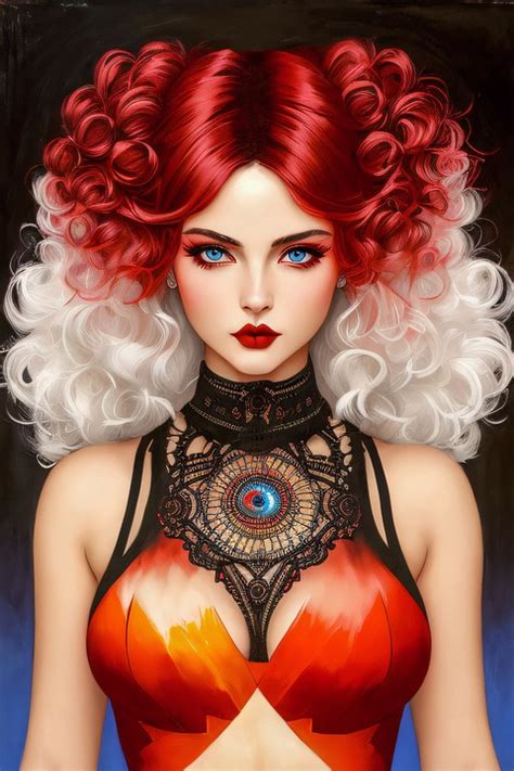 ai generated woman redhead free image on pixabay