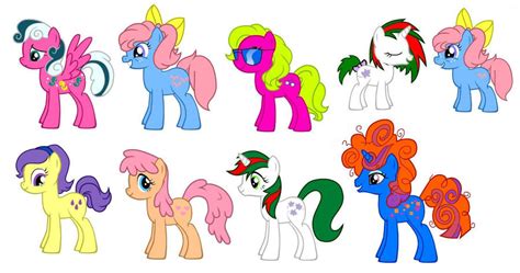 Fim Style G1 My Little Ponies By Kaoshoneybun On Deviantart