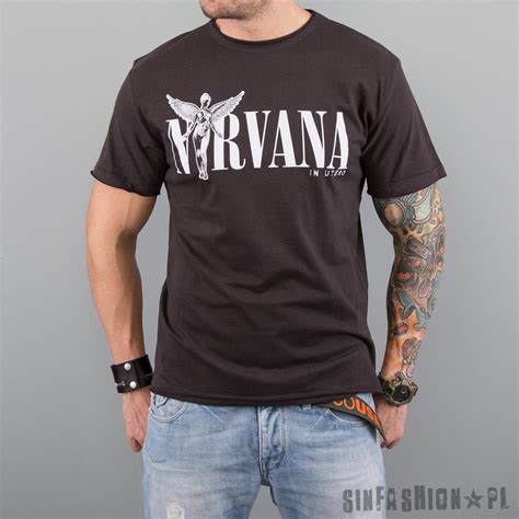 Koszulka Amplified Nirvana In Utero Mężczyźni Koszulki Krótki