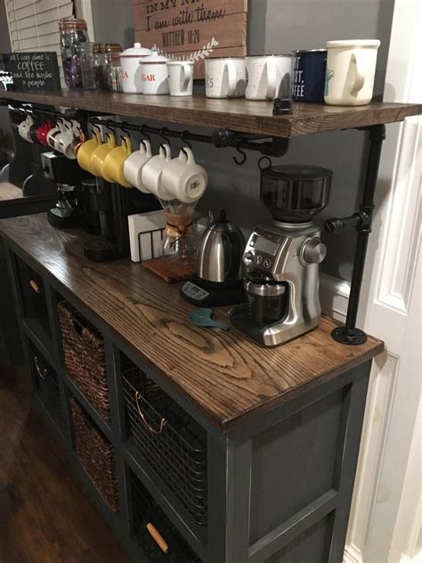 Pin By Debi On Thats A Kitchen Coffee Bar Home Diy Coffee Bar Home