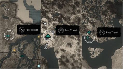 Assassins Creed Valhalla Map How To Fast Travel Map Size