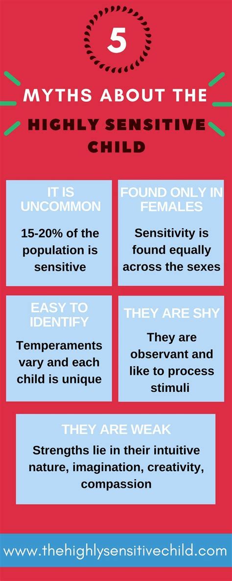 5 Myths About The Highly Sensitive Child Sensitive Children Highly