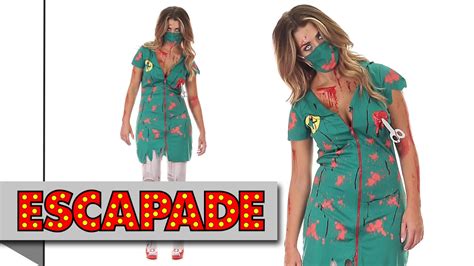 Zombie Scrub Nurse Costume Halloween Fancy Dress Costume Ideas Youtube