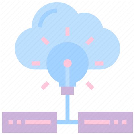 Idea Cloud Computing Data Deploy Storage Scalability Icon