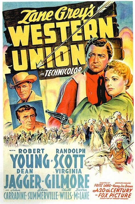 Western union when edward creighton leads the construction of the western union to unite east with west, he hires a western reformed outlaw and a tenderfoot eastern surveyor. WEST OF THE RIVER : TOP 21 FAVORITE WESTERNS -- WESTERN UNION