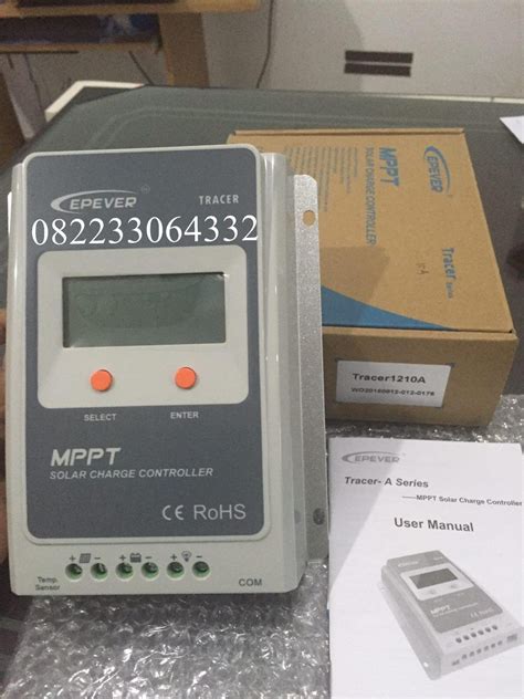 Charge Controller Solarpanel MPPT 10A LCD Display - SOLAR PANEL SURYA