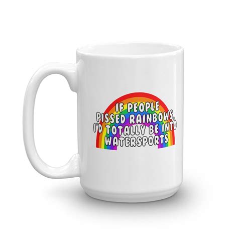 Golden Showers Mug Watersports Fetish Pee Rainbows Etsy