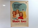 Lot 75 - THE WOMAN'S ANGLE (1952) - A UK one sheet