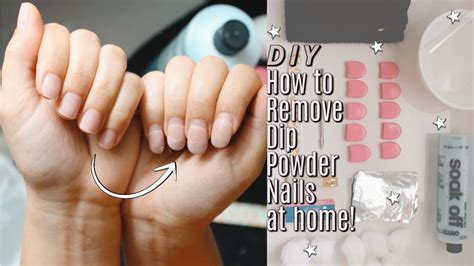 Whether you are ready for a new look or it's been a few weeks, this metho. DIY Removing Dip Powder Nails At Home EASY! - YouTube