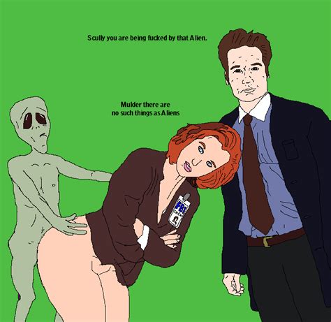 Post 1106961 Alien Danascully Fbi Foxmulder Glownigger Grey X Files