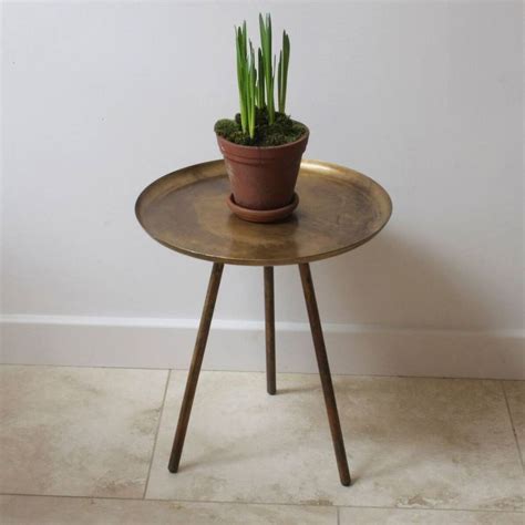 A side table is often impossible to live without in a home. contemporary frost copper side table by ella james ...