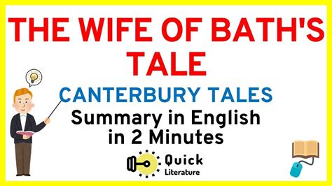 The Wife Of Baths Tale Short Summary Geoffrey Chaucer Canterbury