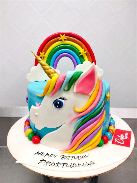 Unicorn Theme 2 Kg Birthday Cake By Cs Order Birthday Cake Online