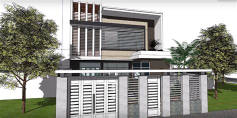 Modern Two Storey House Concept With 4 Bedrooms Cool House Concepts