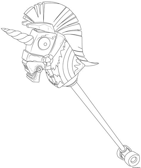 Coloring pages is a great solution for both parents and children. Rainbow Smash Pick Axe Fortnite Hd Coloring Pages Printable