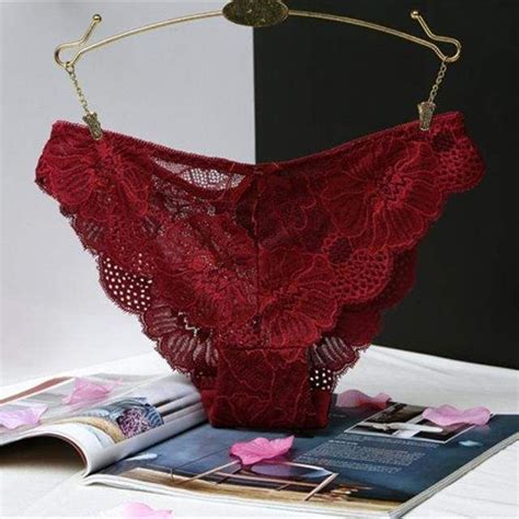 Super Sexy Women Panties Hollow Low Waist Breathable Underwear Lace