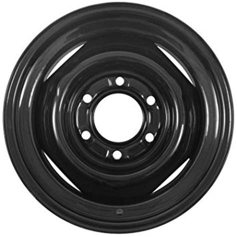 Conventional Steel Trailer Wheel Rim Black 15x6 6 Hole 55 Circle 15