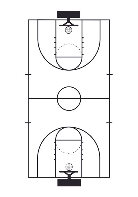 Basketball Half Court Diagram