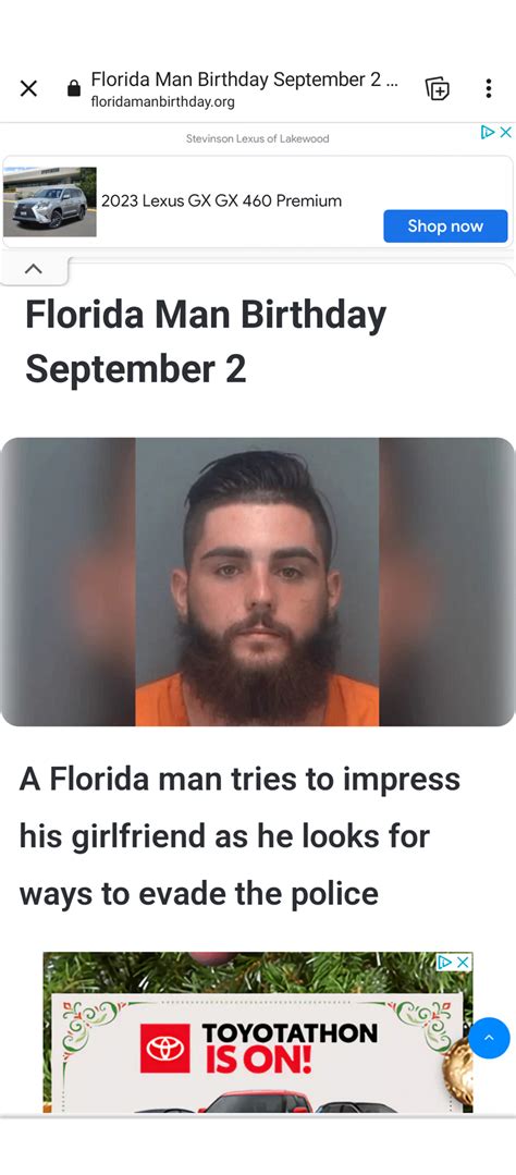 What Did A Florida Man Do On Your Birthday Fandom