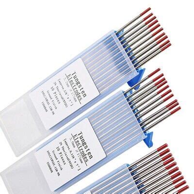 Pcs Wt Tig Welding Thoriated Tungsten Electrode Rods High