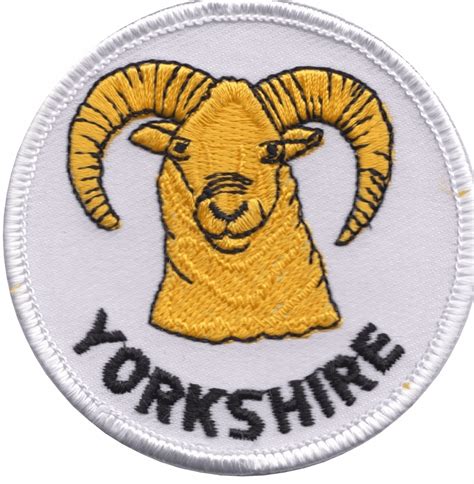 Yorkshire Ram Dales National Park Embroidered Badge A063o