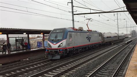 Amtrak Hd 60fps Siemens Acs 64 657 Test Train Obliterates Elizabeth W