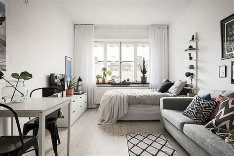 50 Stunning Minimalist Studio Apartment Small Spaces Decor Ideas And