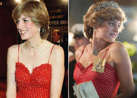 princess diana s outfits on the crown season 4 pictures popsugar fashion