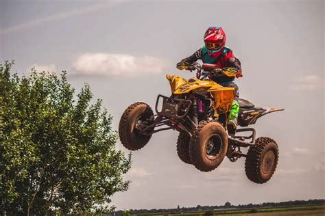 Kids Wanting Adventures Try Gas Atv Riding