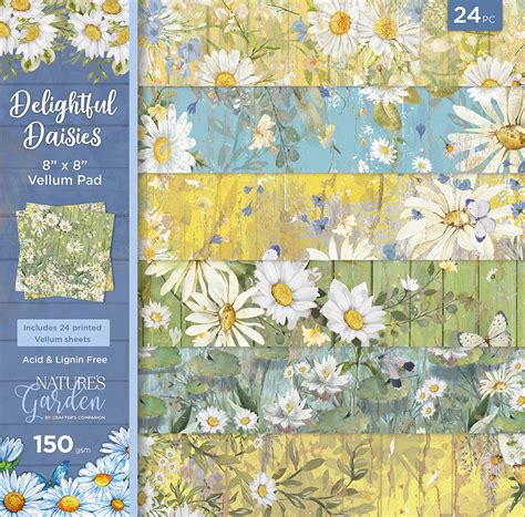 Crafters Companion Natures Garden Delightful Daisies Collection 8