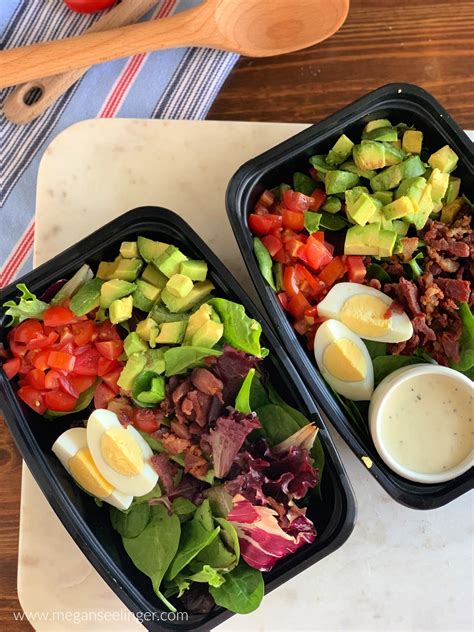 Keto Cobb Salad Recipe Easy Low Carb Lunch Idea — Megan Seelinger