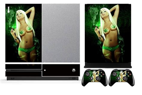 Sexy Babe 208 Vinyl Skin Sticker Protector For Microsoft Xbox One S And 2 Controller Skins