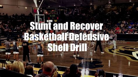 Stunt And Recover Basketball Defensive Shell Drill Youtube