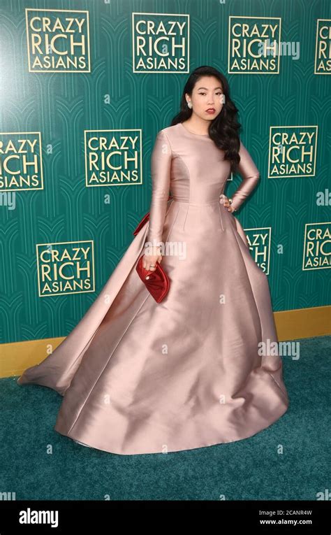 LOS ANGELES AUG Awkwafina At The Crazy Rich Asians Premiere At The TCL Chinese Theater